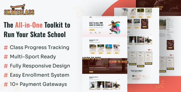 SkateClass - Skating School & Class Management System