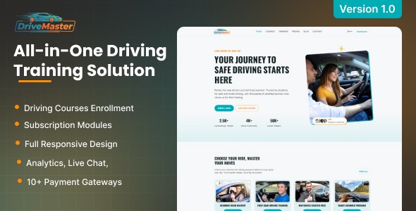 DriveMaster - All in One Driving Training Solution